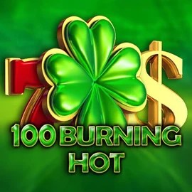 100 Burning Hot slot logo by Amusnet Interactive at Betrepublic Casino