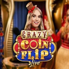Crazy Coin Flip slot icon by Evolution, available at Betrepublic Casino