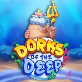 Dorks of the Deep slot logo by Hacksaw Gaming at Betrepublic Casino