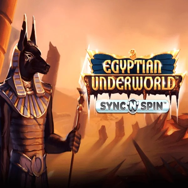 Egyptian Underworld slot logo by Greentube at Betrepublic Casino