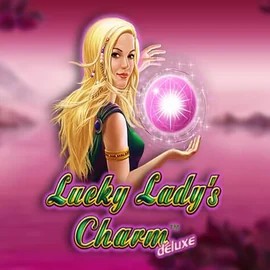 Lucky Ladys Charm Deluxe slot logo by Greentube at Betrepublic Casino