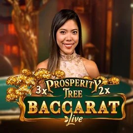 Prosperity Tree Baccarat by Evolution, showcased at bet-republic.eu – game logo