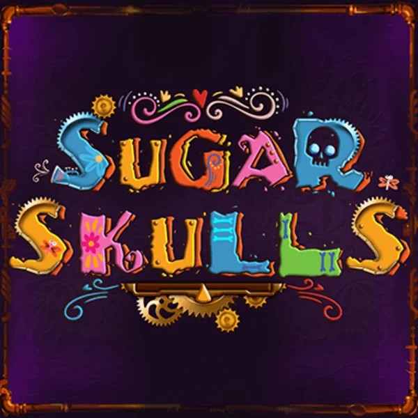 Sugar Skulls slot logo by Booming Games at Betrepublic Casino