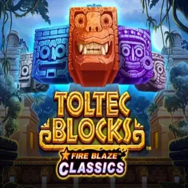Fire Blaze: Toltec Blocks slot visual from Rarestone Gaming available on bet-republic.eu