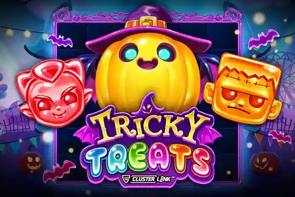 Tricky Treats online game logo by Push Gaming on bet-republic.eu