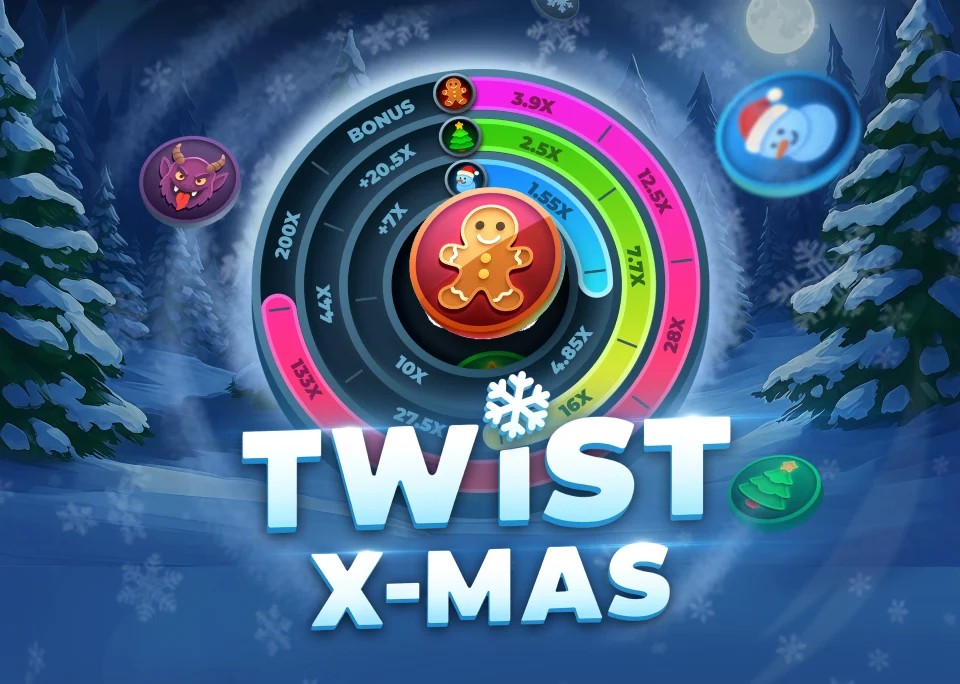 Twist X-mas slot icon by InOut, available at Betrepublic Casino